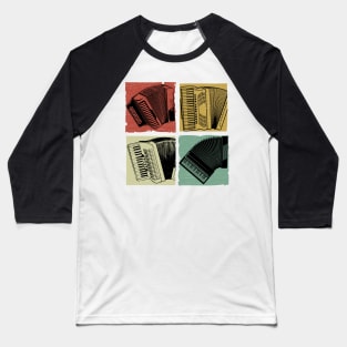 Vintage accordion design Baseball T-Shirt